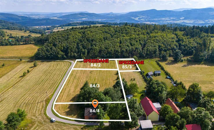działka na sprzedaż - Marciszów, Pastewnik