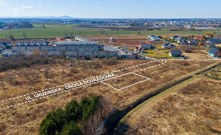 działka na sprzedaż - Wrocław, Krzyki, Brochów